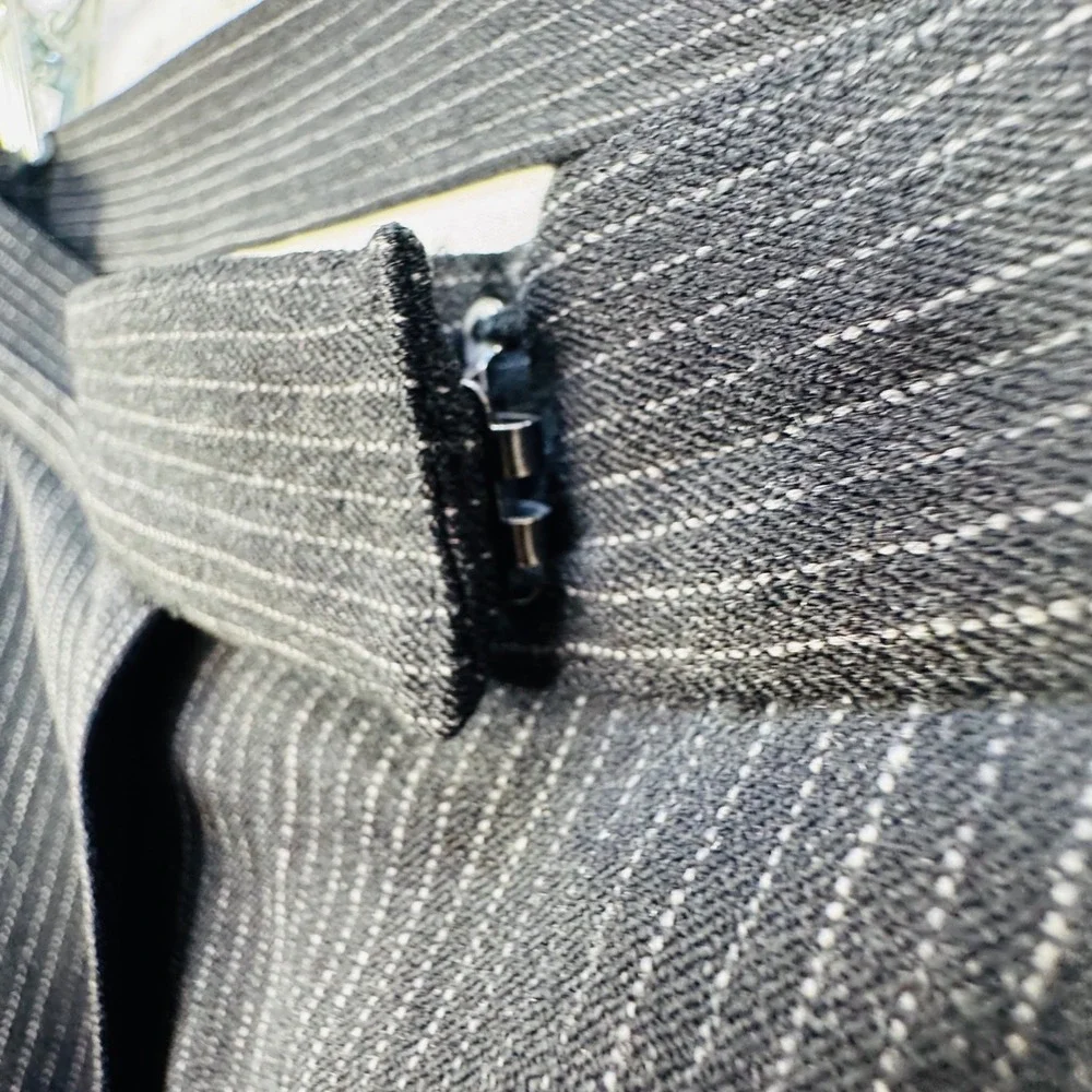 Vintage Michael Kors‎ Wool Pinstripe Pencil Skirt Women Size 4 Career Academia